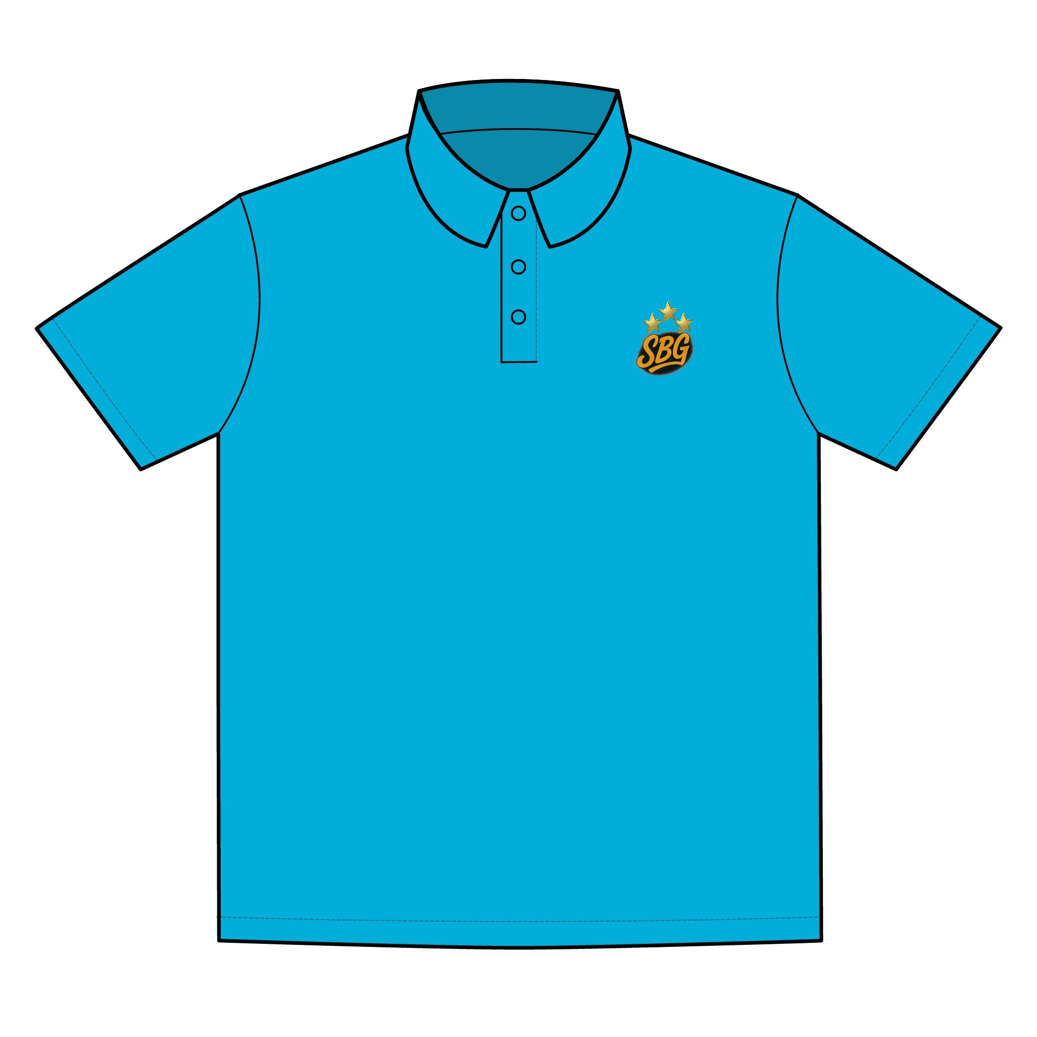 Sporty Competitor Polo Shirt - Fitness Apparel, Casual Wear, Team Uniform, Corporate Gifts, Outdoor Activities