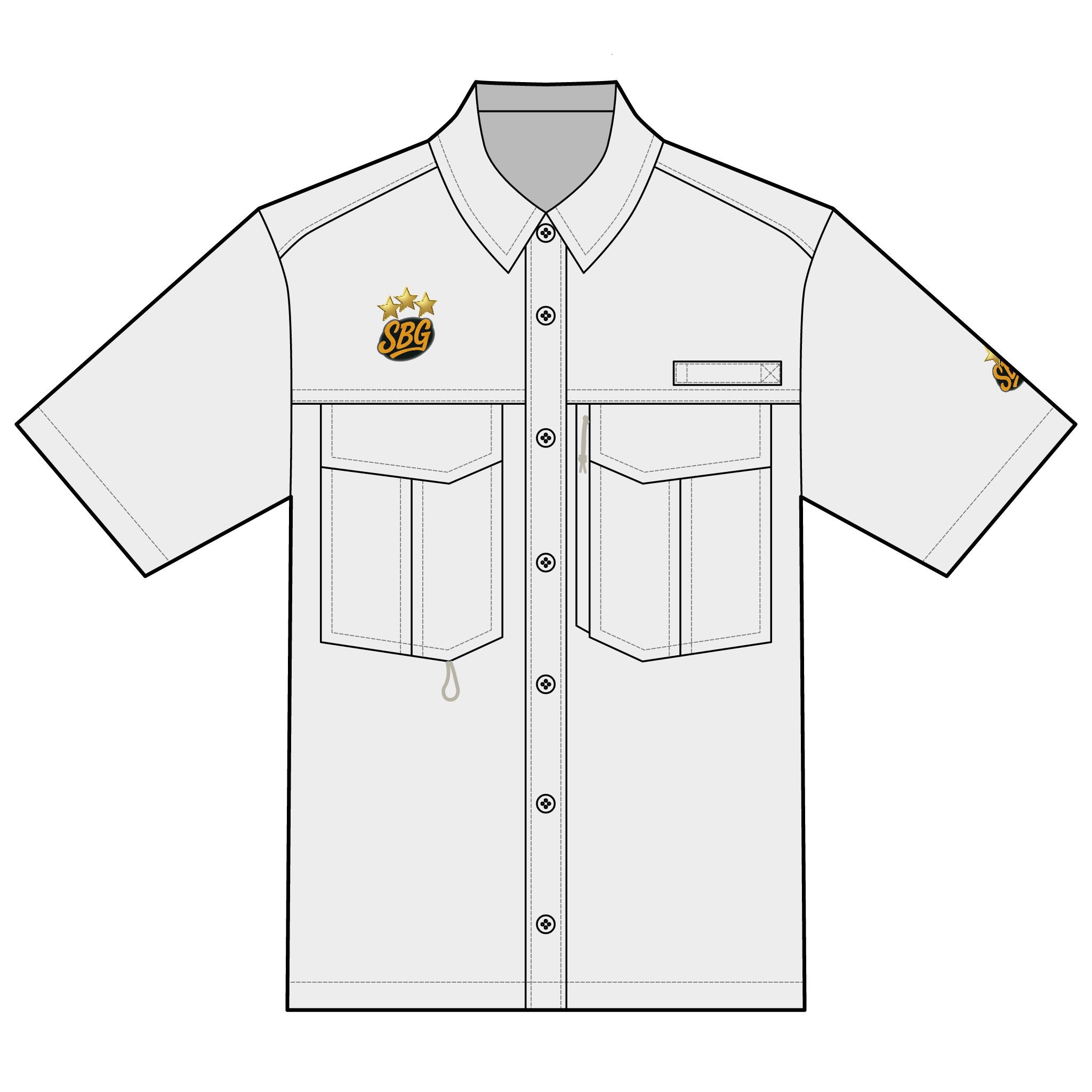 Unisex Short Sleeve Performance Fishing Shirt