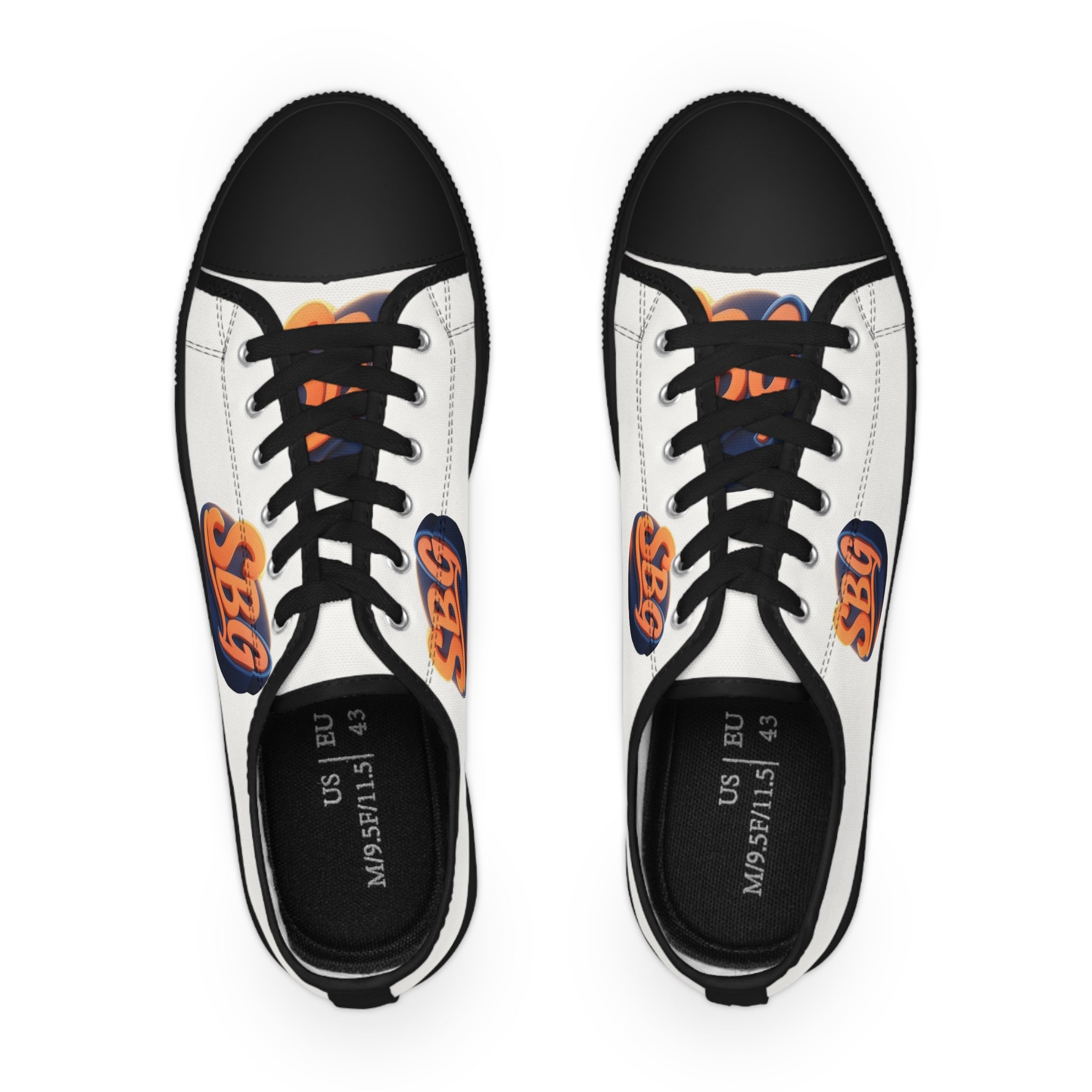 Stylish Men's Low Top Sneakers with SBG Design,