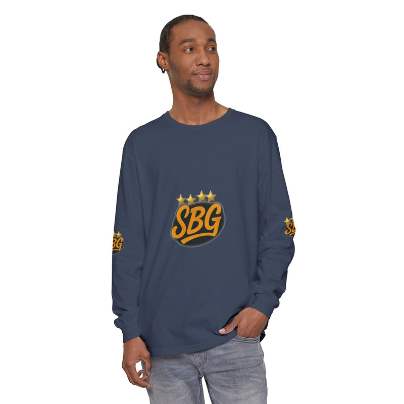 Unisex Garment-dyed Long Sleeve T-Shirt