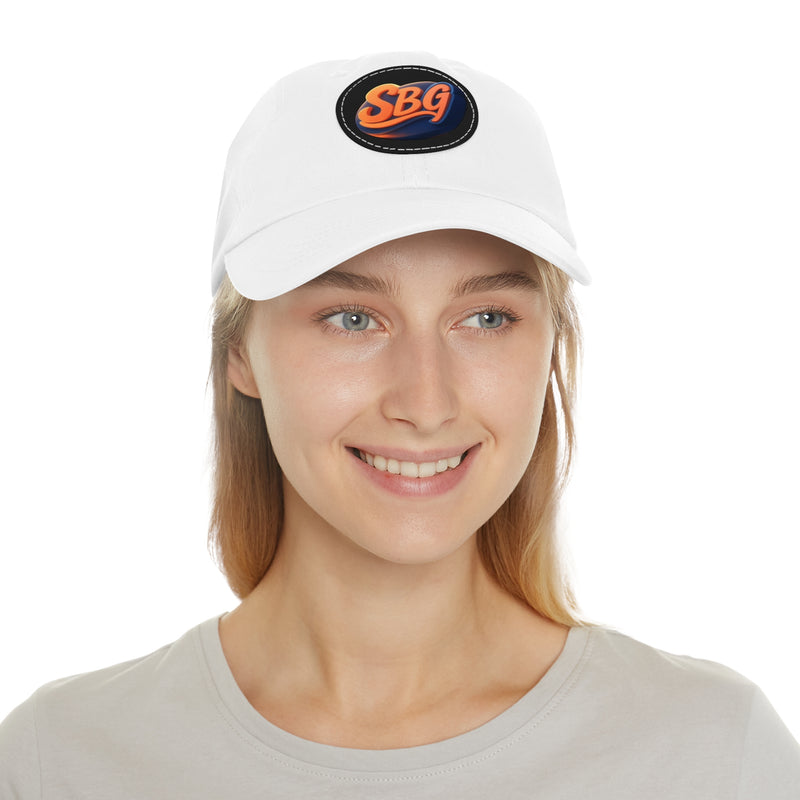 Stylish Hat with Leather Patch