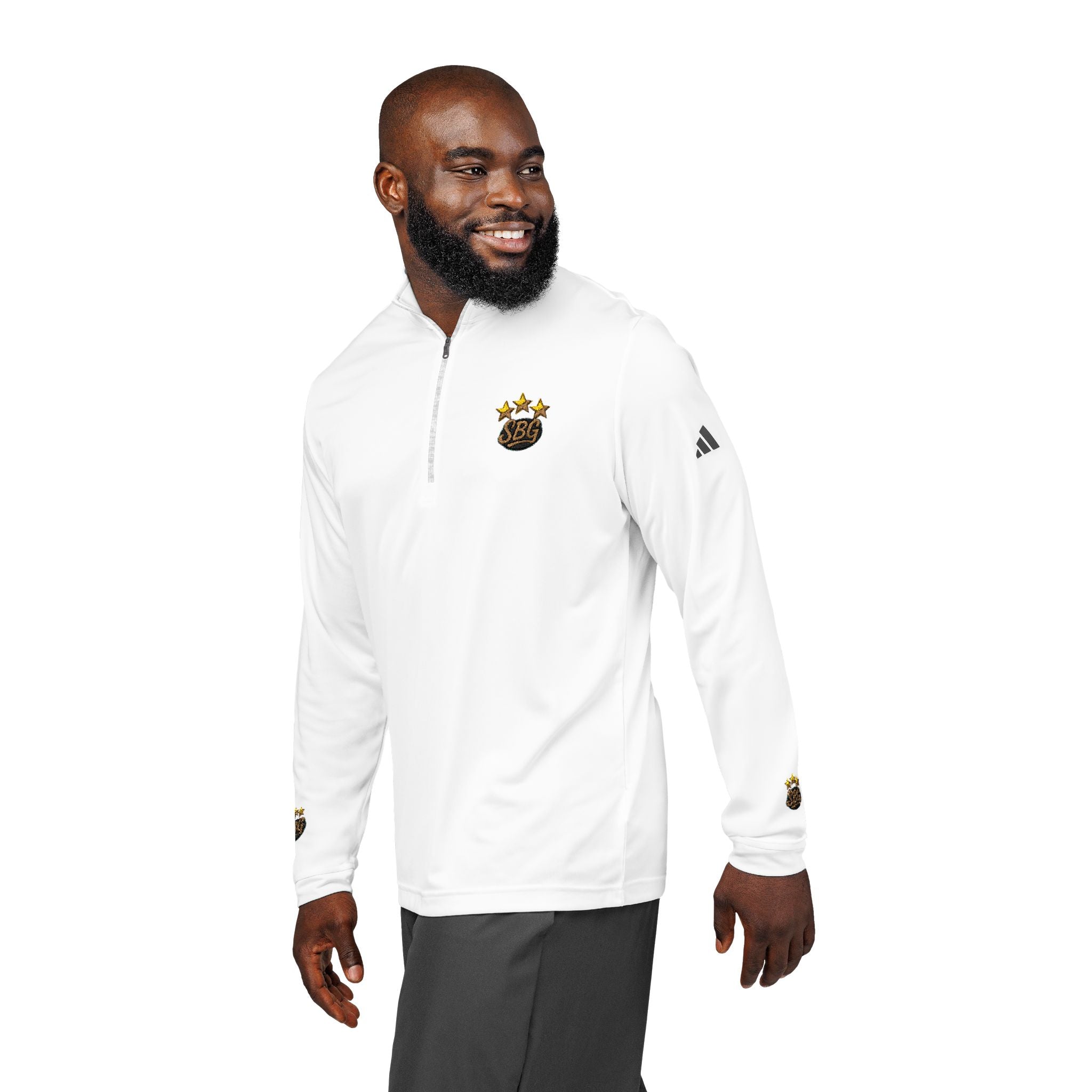 Adidas® Quarter-Zip Pullover with Embroidery, Stylish Athletic Wear, Comfortable Training Top, Perfect for Sports and Casual Outings, [...]