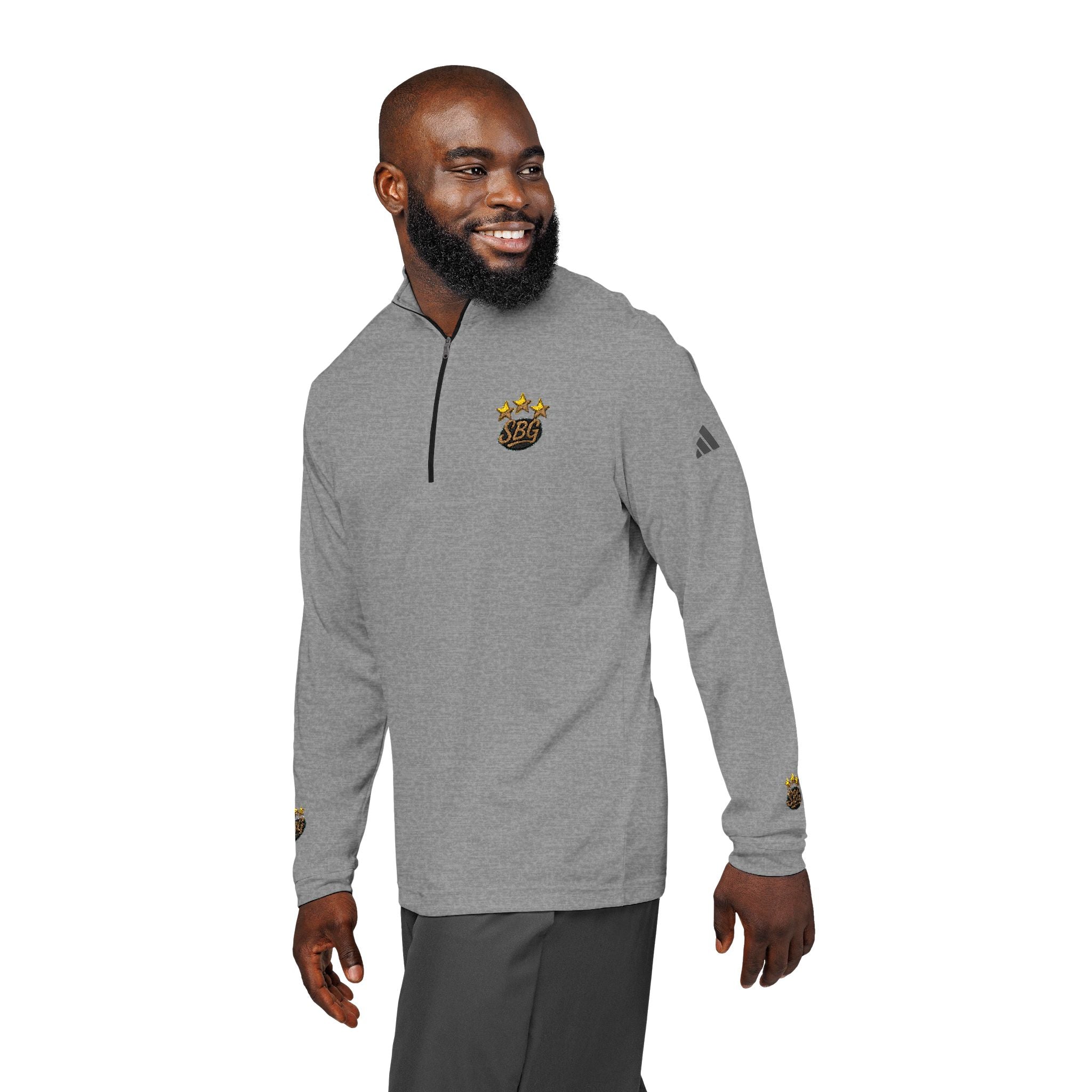 Adidas® Quarter-Zip Pullover with Embroidery, Stylish Athletic Wear, Comfortable Training Top, Perfect for Sports and Casual Outings, [...]