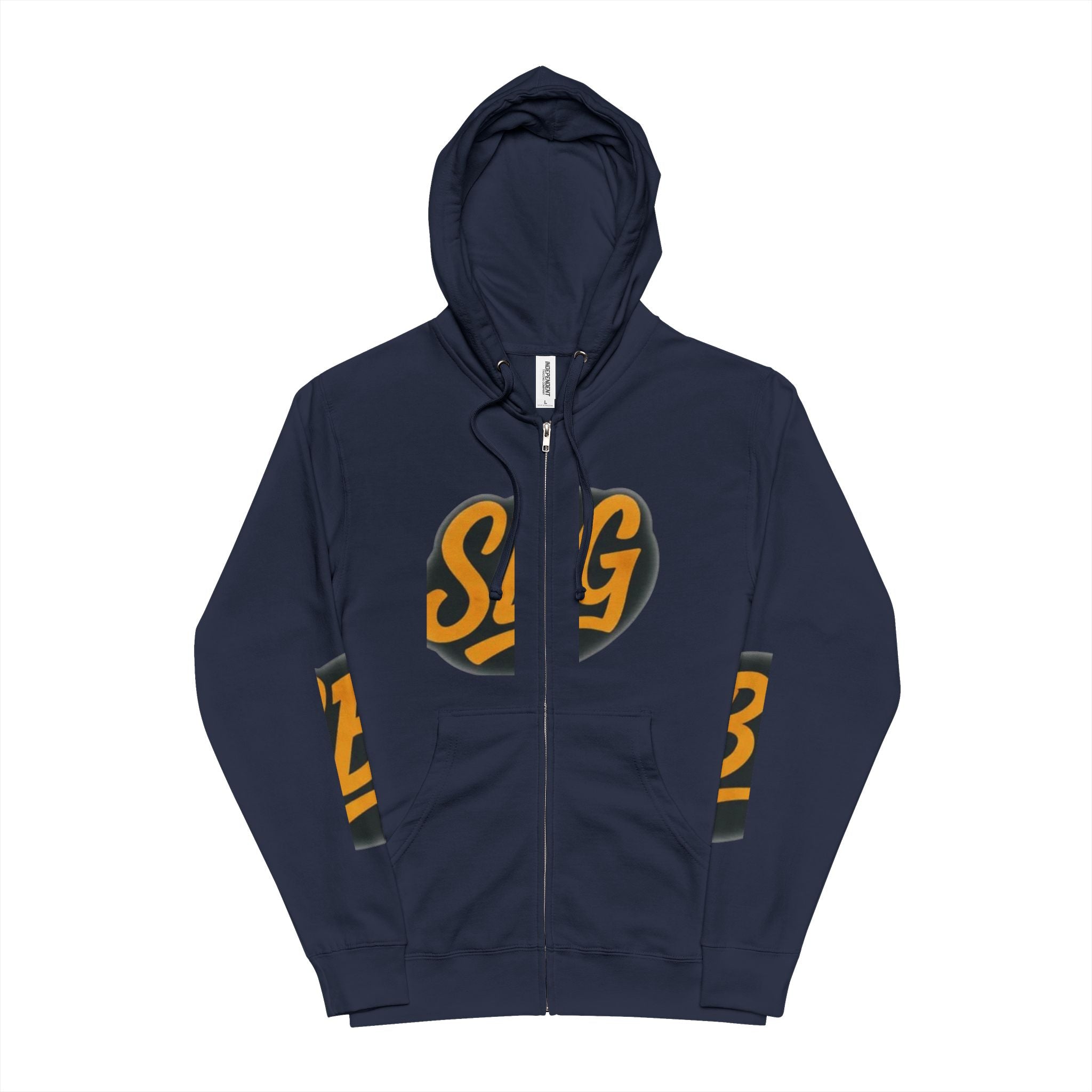 Unisex Fleece Zip Up Hoodie