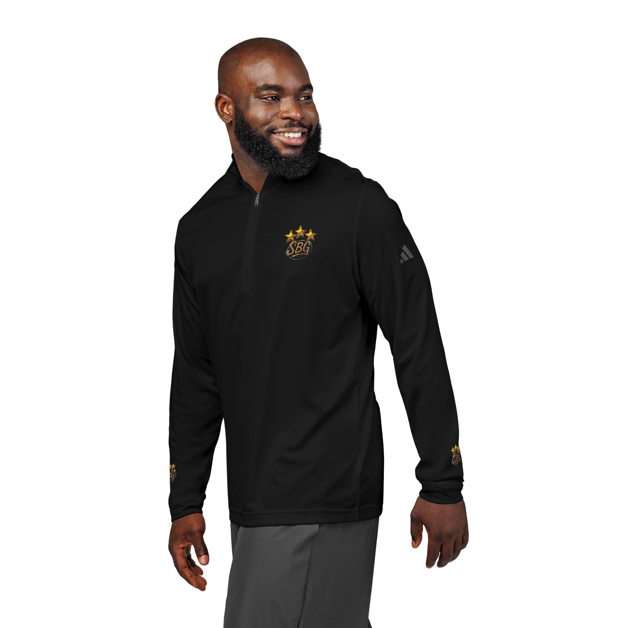 Adidas® Quarter-Zip Pullover with Embroidery, Stylish Athletic Wear, Comfortable Training Top, Perfect for Sports and Casual Outings, [...]