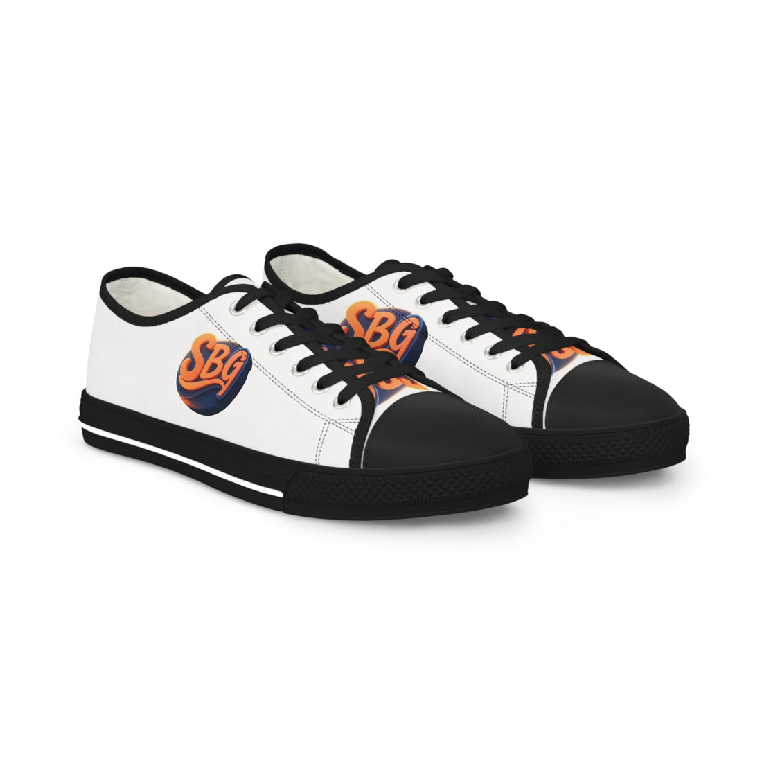Stylish Men's Low Top Sneakers with SBG Design,