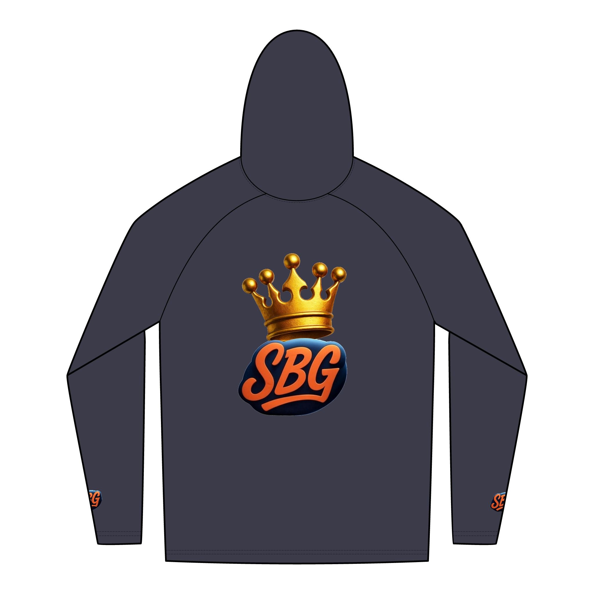 Unisex Tri-Blend Hoodie with Crown Design | Cozy Casual Wear, Gift for Him/Her, Cool Streetwear, Lightweight Layering