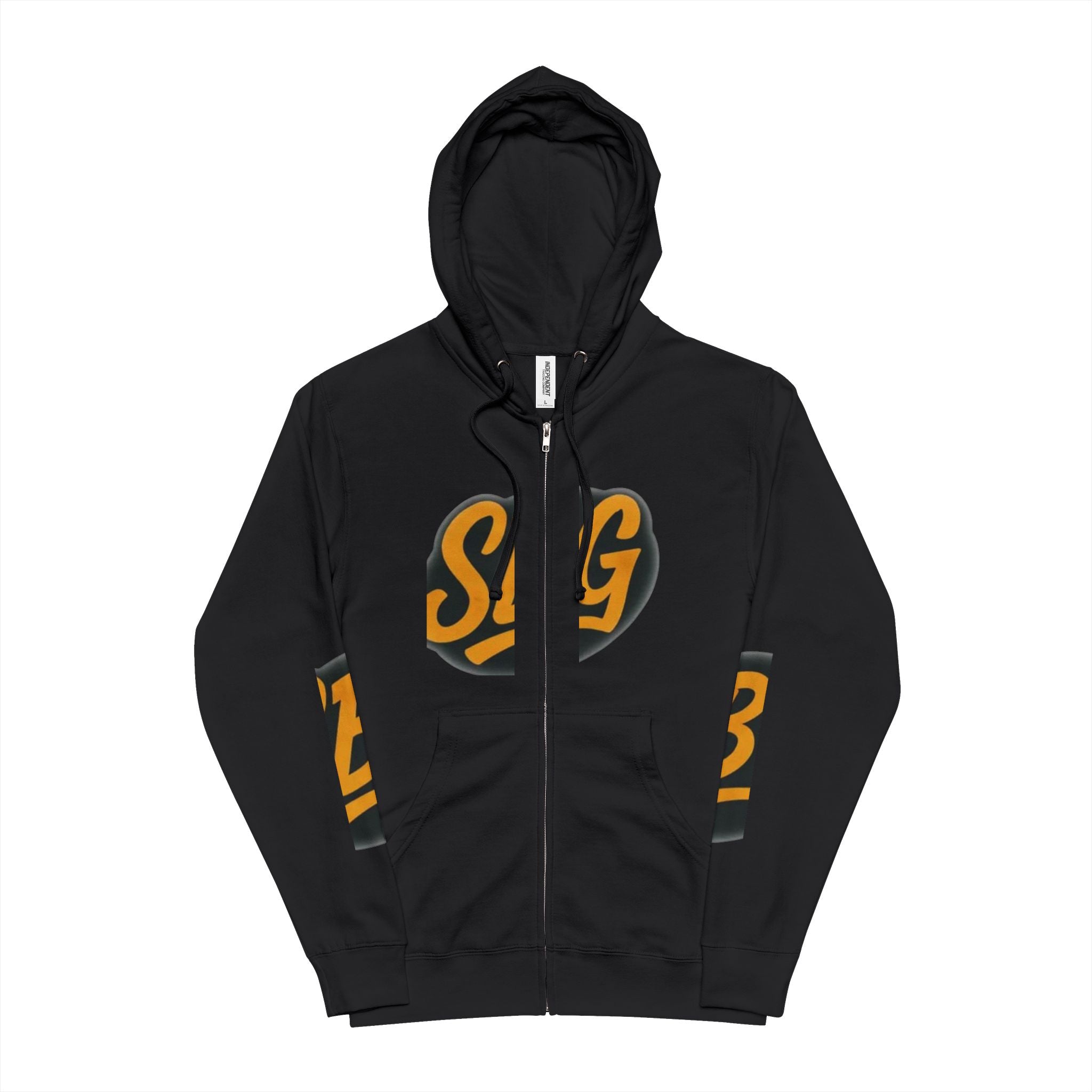 Unisex Fleece Zip Up Hoodie