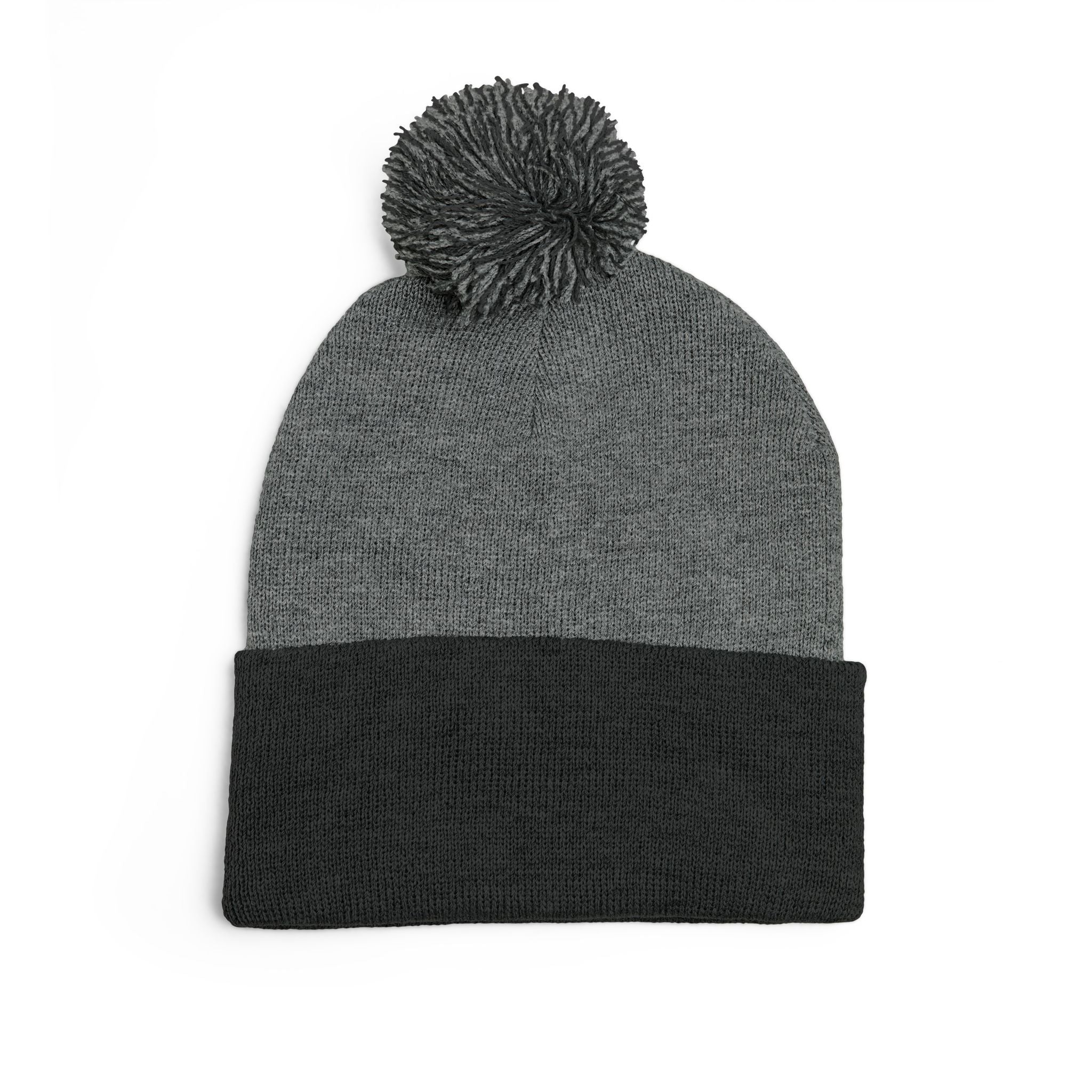Pom-Pom Knit Cap (Embroidery)
