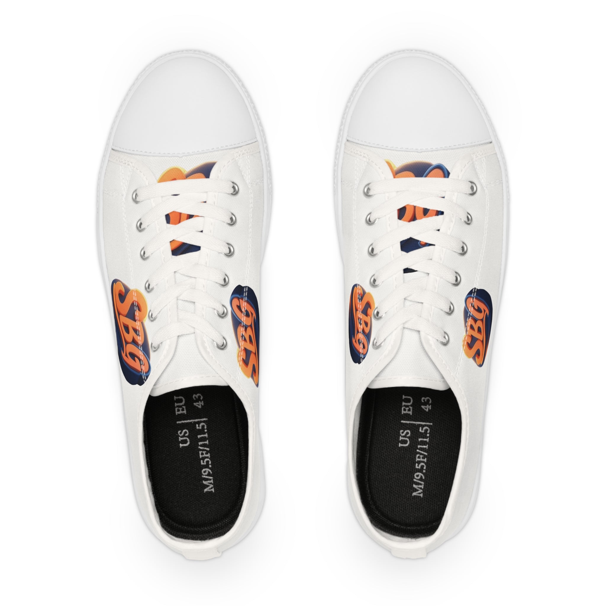 Stylish Men's Low Top Sneakers with SBG Design,