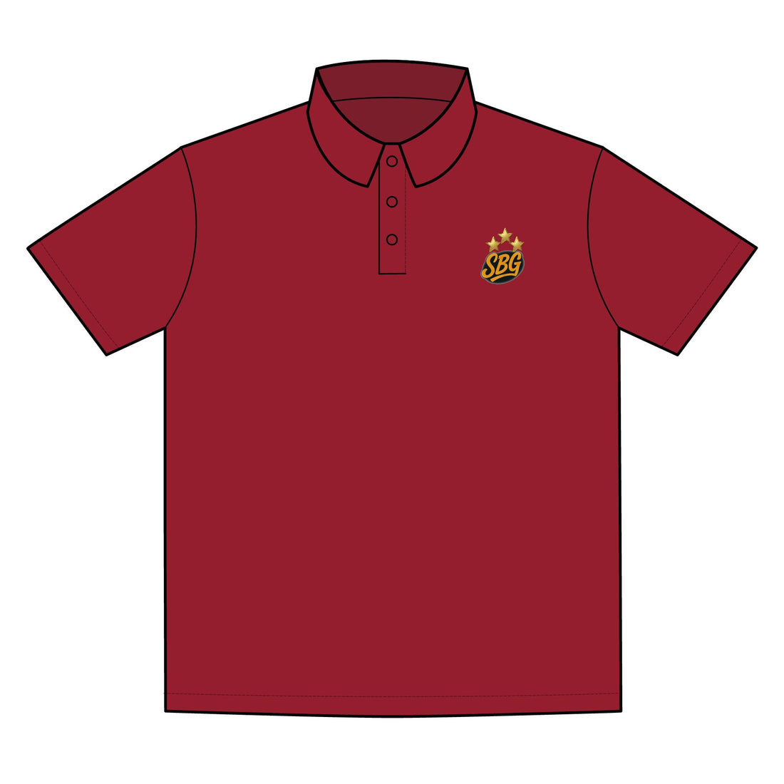 Sporty Competitor Polo Shirt - Fitness Apparel, Casual Wear, Team Uniform, Corporate Gifts, Outdoor Activities